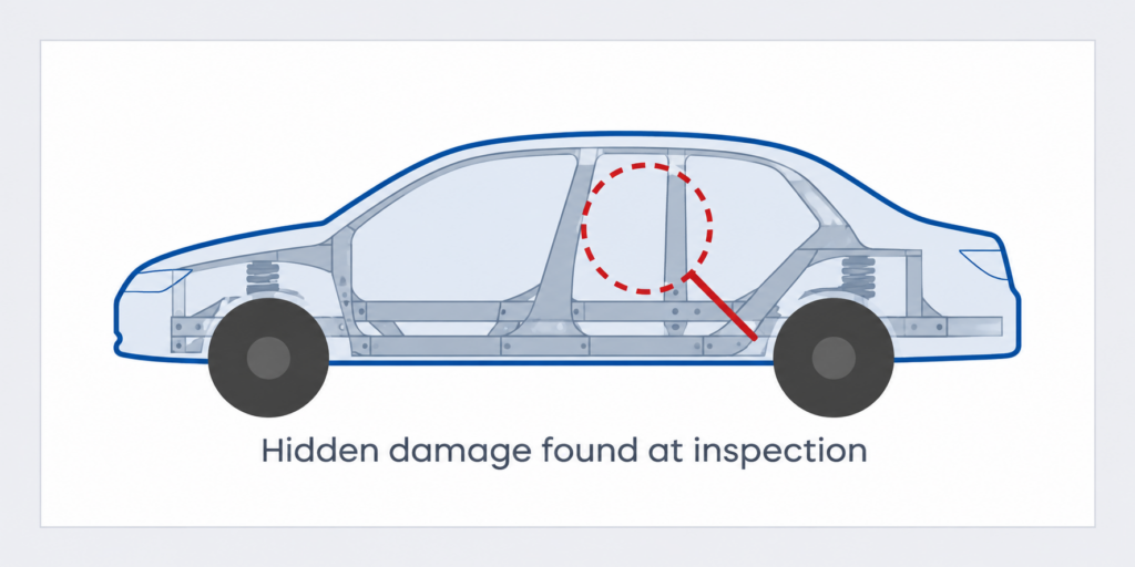 Hidden Damage Found at Inspection santa rosa Hidden Damage Found at Inspection santa rosa